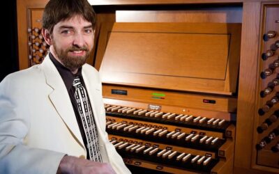 Organist David Brock on Sept 12